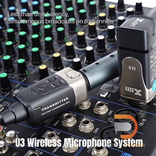 Xvive U3C Condenser Microphone Wireless System Guitar 59 OFF